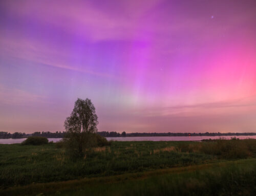 Noorderlicht in Noord-Brabant op 11 mei 2024