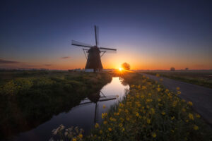 Zonsopkomst-Molen-Lente