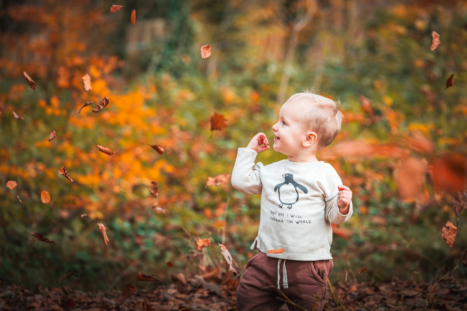 Portret Herfst Kind