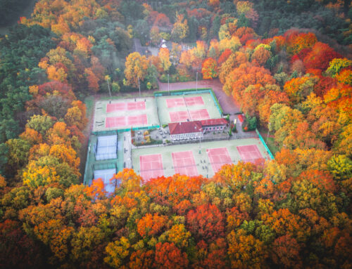 Herfstkleuren rond Tennispark De Klinkaert in Drunen