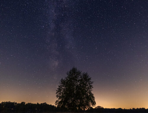 Melkweg boven de Sint Anthonisheide