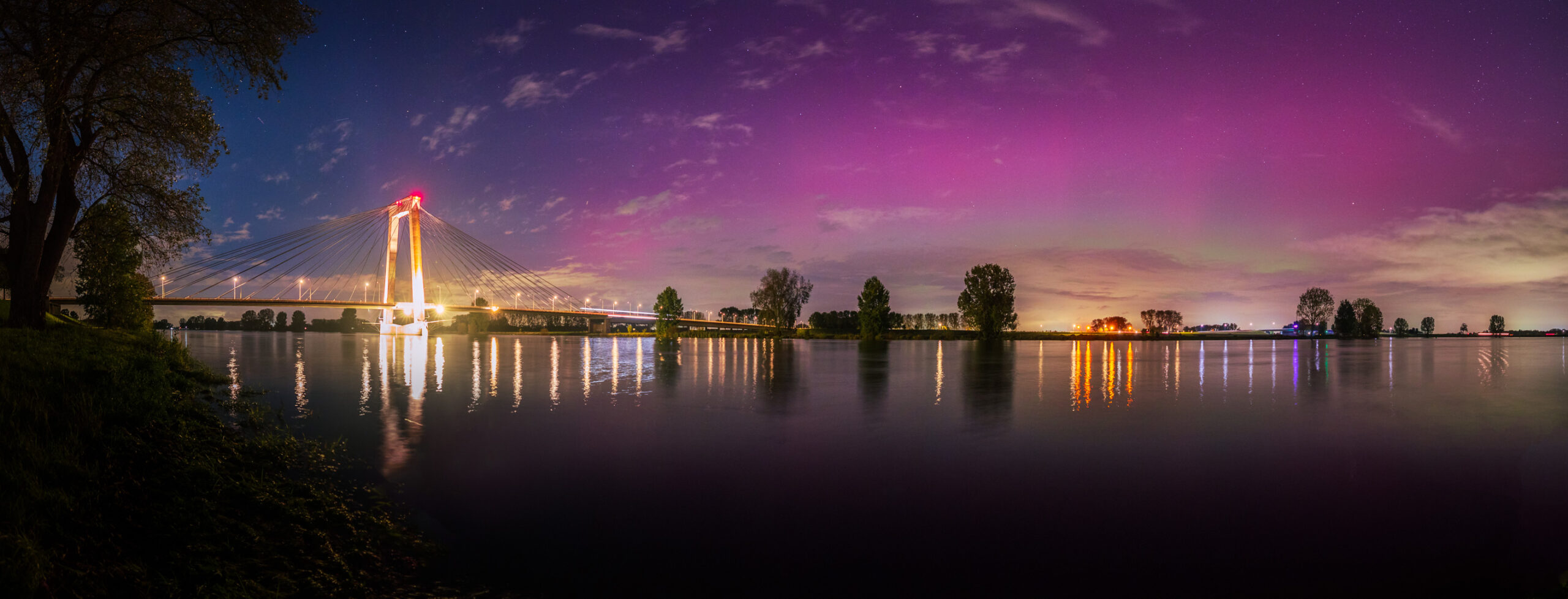 Panorama Heusden Noorderlicht Heusdense Brug
